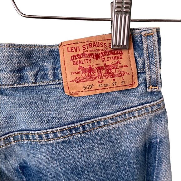 Vintage Levi's 569 Loose Straight Denim Pants in Size 14 Regular, 27 x 27 - Picture 5 of 14